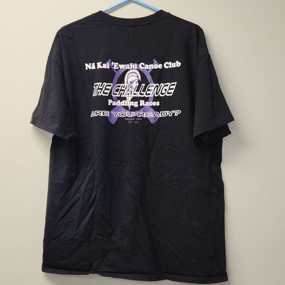 Na Kai 'Ewalu Canoe Club Paddling Races The Challenge Are You Ready Maui T-shirt - Picture 1 of 5